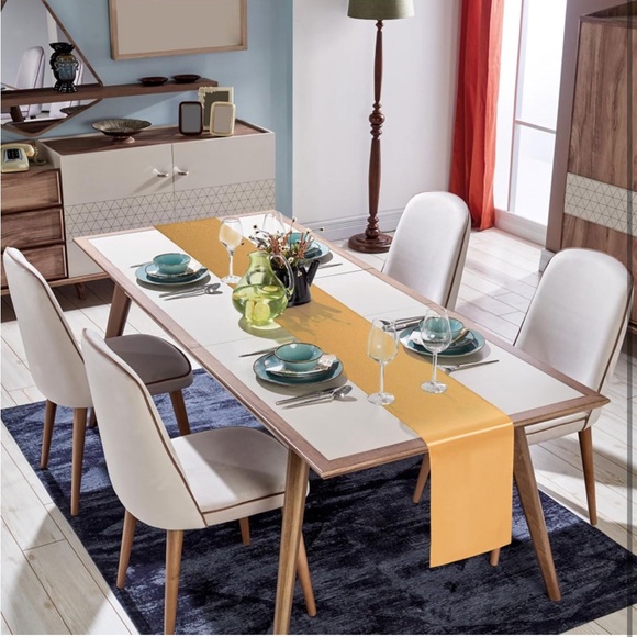 24 Pack 12x108” Gold Satin Table Runners for Any Party Wedding Banquets Birthday - Picture 7 of 8